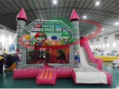 Hot Selling Party Inflatables Party Hire Inflatable Super Mario Mini Bouncer in Factory Price