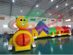 Backyard Inflatable Caterpillar Tunnel For Kids Party And Event