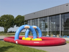 Inflatable Racing Track ,Go Karts Track,Inflatable Race Track Game,Customized Yours Today