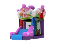 New Design Perfect Inflatable Pink Mini Bouncer Castle with Slide