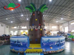 Customized Jungle Inflatable Rock Climbing Wall Kids For Inflatable Interactive Sport Games