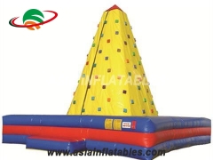 Hot Selling Challenge Rock Climbing Wall Inflatable Sticky Mountain Climbing For Sale