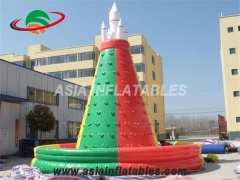 Best Price Commercial Kids Inflatable Rock Climbing Wall With Fireproof PVC Tarpaulin