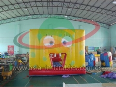 Customized Inflatable Sponge Bob Mini Bouncer,Paintball Field Bunkers & Air Bunkers