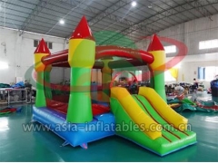 Cartoon Bouncer Children Park Inflatable Mini Bouncer And Slide