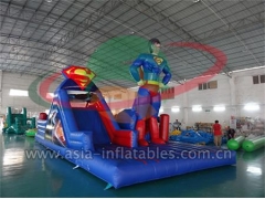 Hot Selling Party Inflatables Outdoor Inflatable Superman challenge Obstacle Course in Factory Price