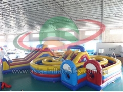 Inflatable Racing Game Inflatable Children Park Amusement Obstacle Course