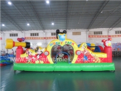 Jocob's Ladder,Inflatable Mickey Park Learning Club Bouncer House