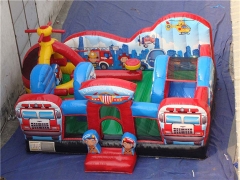 Exciting Fun Rescue Squad Inflatable Toddler Playground