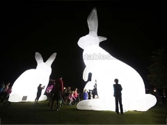 Горячие продавая надувные изделия Надувной кролик с освещением для праздничного украшения в цене фабрики