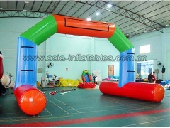 Custom Inflatables Durable PVC Tarpaulin water floating Inflatable airtight arch for advertising