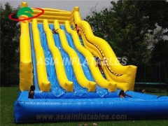 Hot Selling Giant inflatable slide with pool in Factory Price