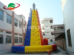 New Types Large Inflatable Climbing Wall, Used Rock Climbing Wall For Outdoor Sports with wholesale price